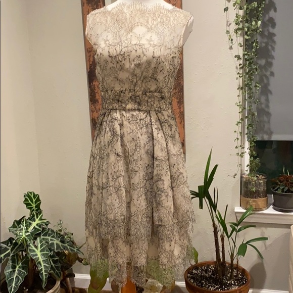 Fotini Dresses & Skirts - Fotini Tiered Lace Cocktail Dress
